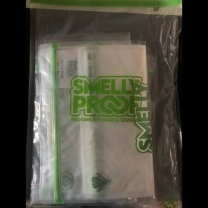New Smelly Proof clear flat flexible reusable storage bags starter Bundle